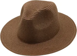 in Wide Brim Hats for Summer Sunshine Beach Trip Ivory and Brown Mens Sunblock Hats