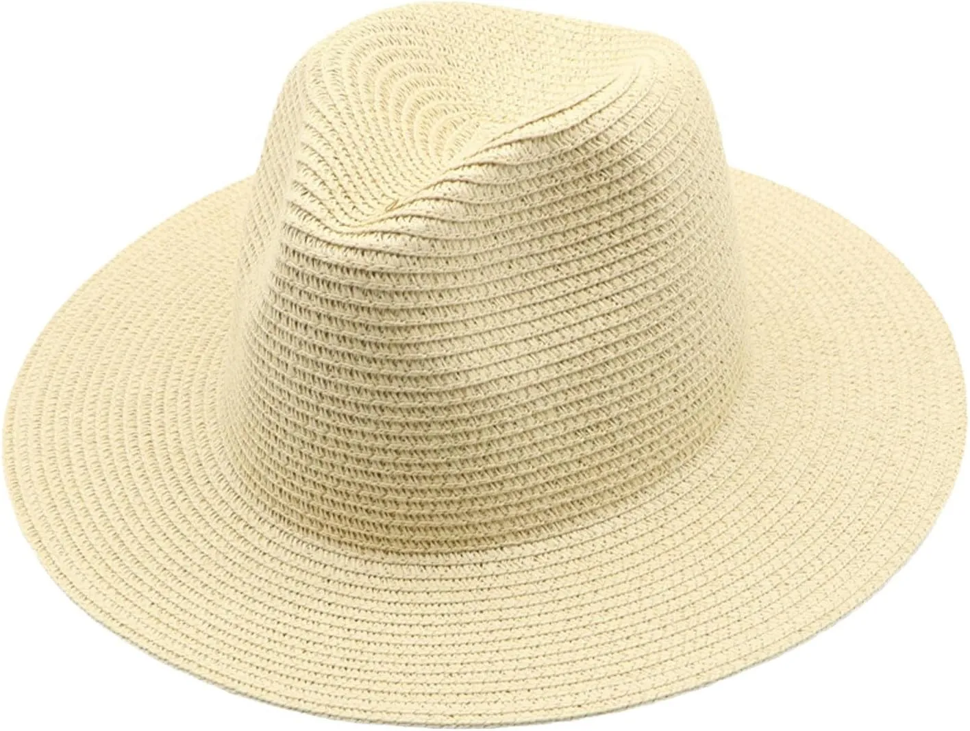 in Wide Brim Hats for Summer Sunshine Beach Trip Ivory and Brown Mens Sunblock Hats