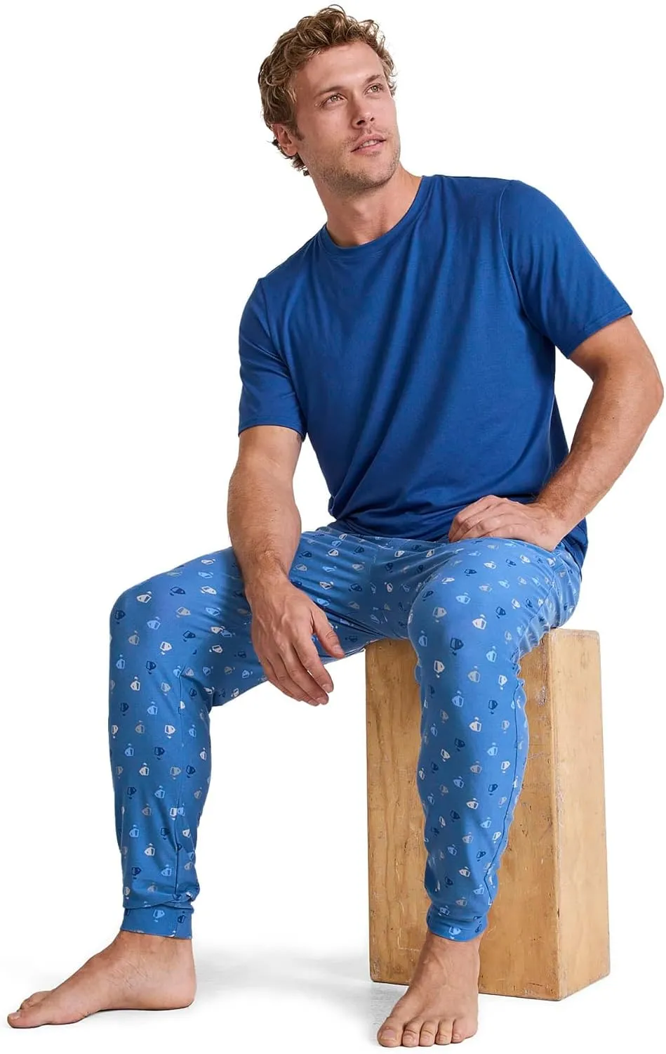 Jockey Men's Sleepwear Ultra Soft Cooling Sleep Jogger