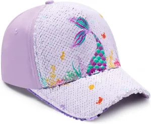 Kids Baseball Hat Unicorn Girls Baseball Cap Toddler Trucker Hat Girls Hats for Kids Ages 4-8