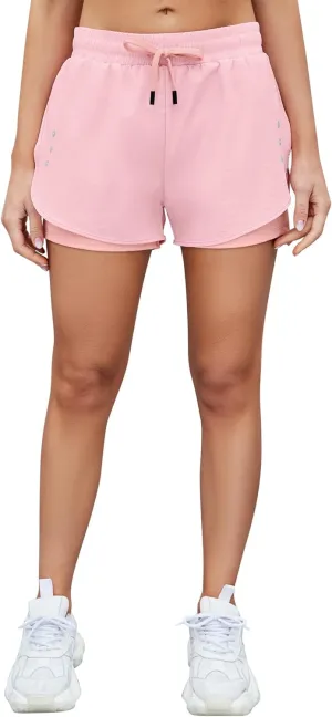 KOJOOIN Athletic Shorts for Women Quick Dry, High Waisted Womens Running Workout Gym Shorts with Pocket