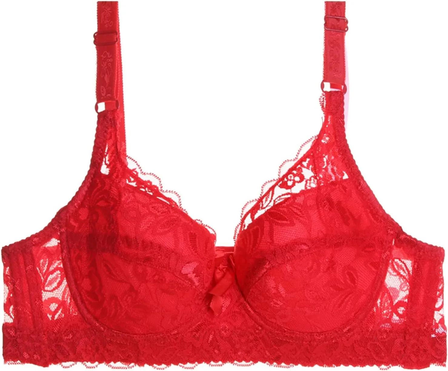 Lace Bralettes Womens Plunge Wireless Bras Camisole Tops Cami Strappy Sexy Soft Push Up Bras with Underwire Support