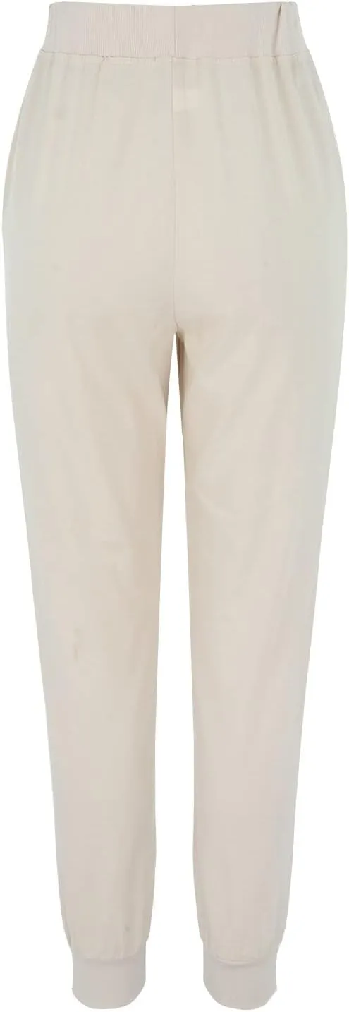 Linen Pants For Women 2025 Petite Summer Drawstring Elastic High Waist Comfy 2025 Lounge Vacation Tapered Trousers
