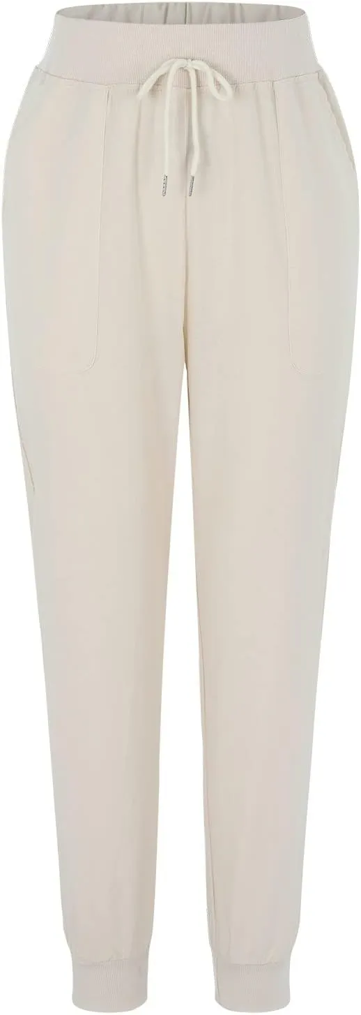 Linen Pants For Women 2025 Petite Summer Drawstring Elastic High Waist Comfy 2025 Lounge Vacation Tapered Trousers