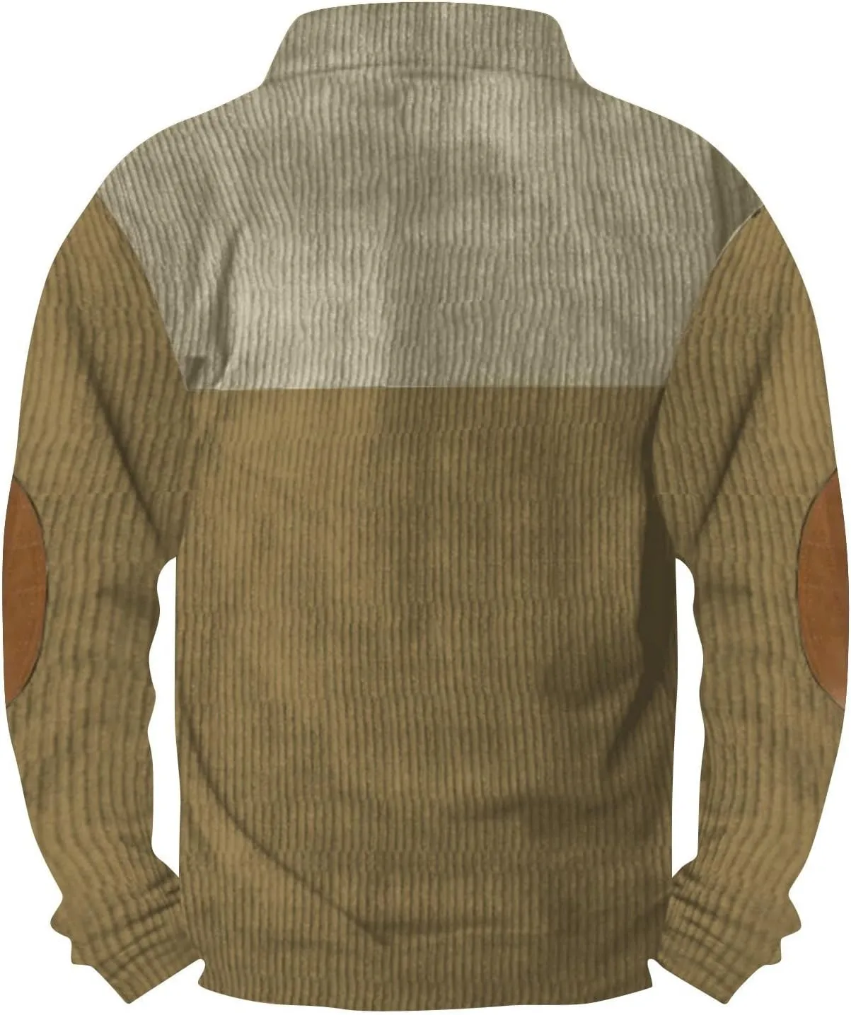Mens Corduroy Sweatshirt Fall Casual Pullover Oversized Workout Running Active Long Sleeve Sweatshirt