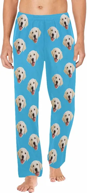 MyPupSocks Personalized Face Pajamas Pants Photo Pajama Bottoms for Men S-XXL