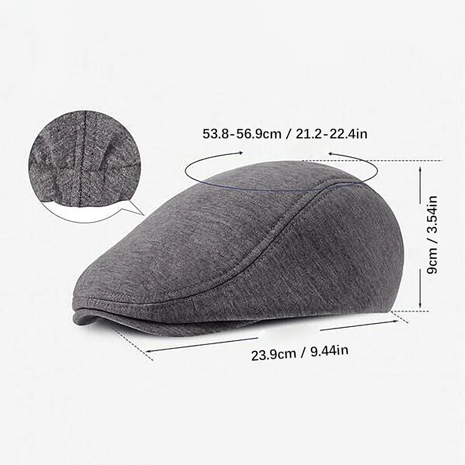 Newsboy Hats Adjustable Flat Cap Cabbie Driving Hat for Men Women Brown Newsboy Hats Irish Newsboy Hats for Men