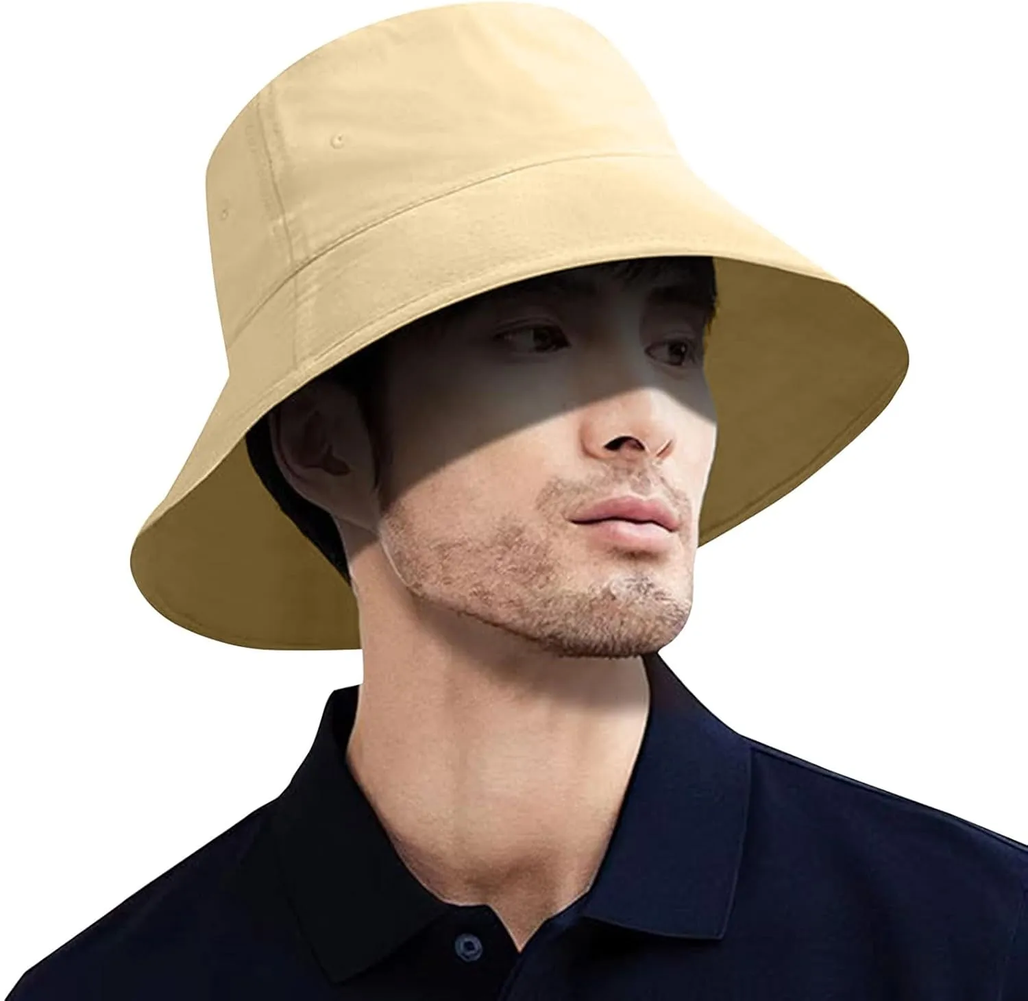Outdoor Wide Brim Sun Hat with Solar Fan Wide Brim Solar Fan Outdoor Fishing Hat Solar USB Charging Solar Beach