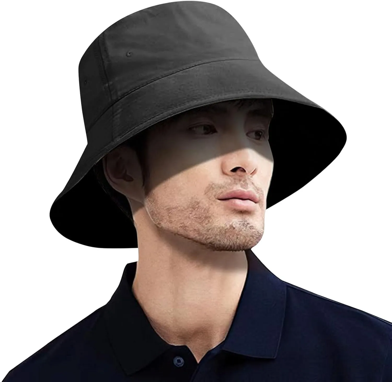 Outdoor Wide Brim Sun Hat with Solar Fan Wide Brim Solar Fan Outdoor Fishing Hat Solar USB Charging Solar Beach