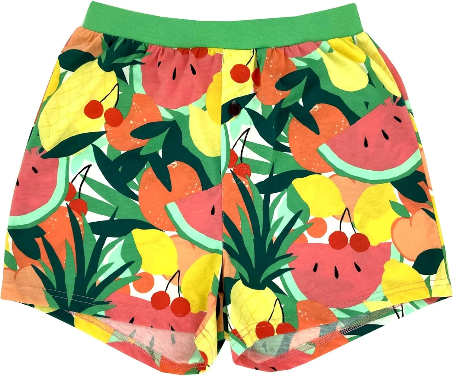 ROCK ATOLL Men's Comfy Loose Relaxed Soft Cotton Knit Unusual Novelty Print PJ Lounge Shorts