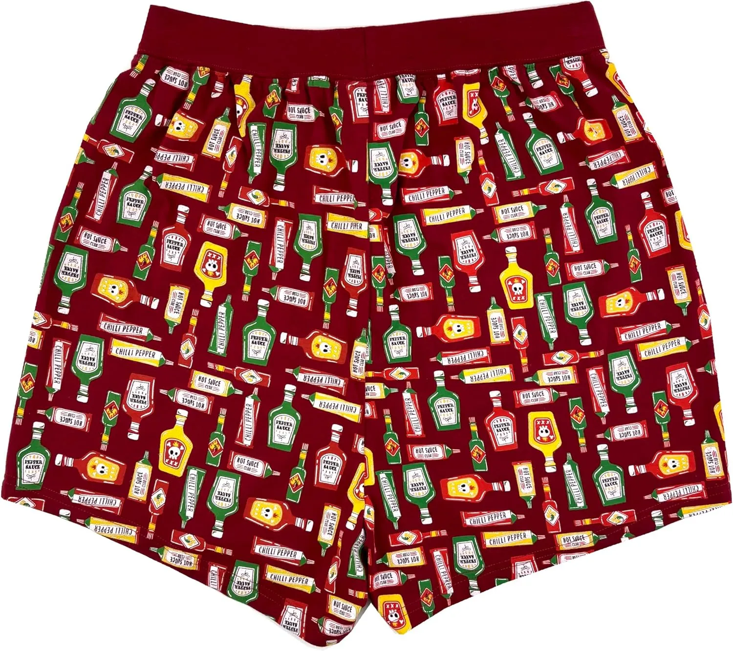 ROCK ATOLL Men's Comfy Loose Relaxed Soft Cotton Knit Unusual Novelty Print PJ Lounge Shorts