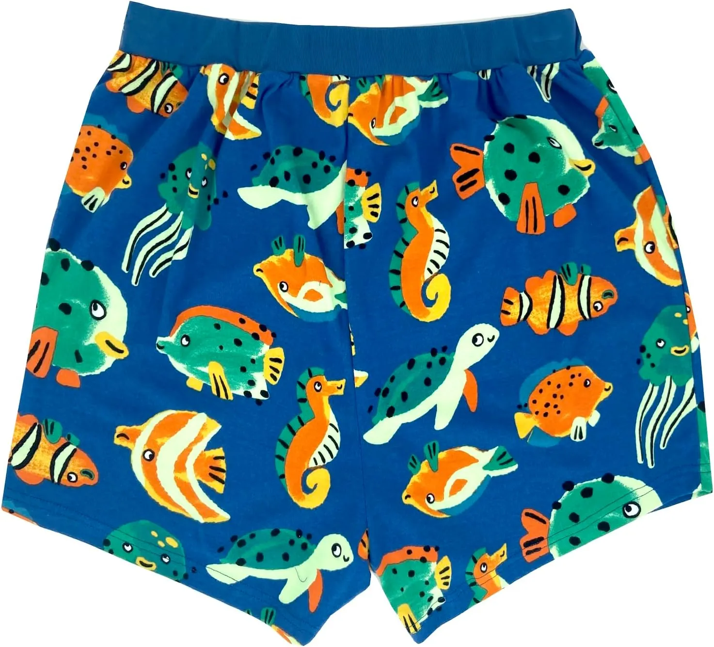 ROCK ATOLL Men's Comfy Loose Relaxed Soft Cotton Knit Unusual Novelty Print PJ Lounge Shorts