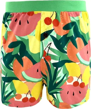ROCK ATOLL Men's Comfy Loose Relaxed Soft Cotton Knit Unusual Novelty Print PJ Lounge Shorts