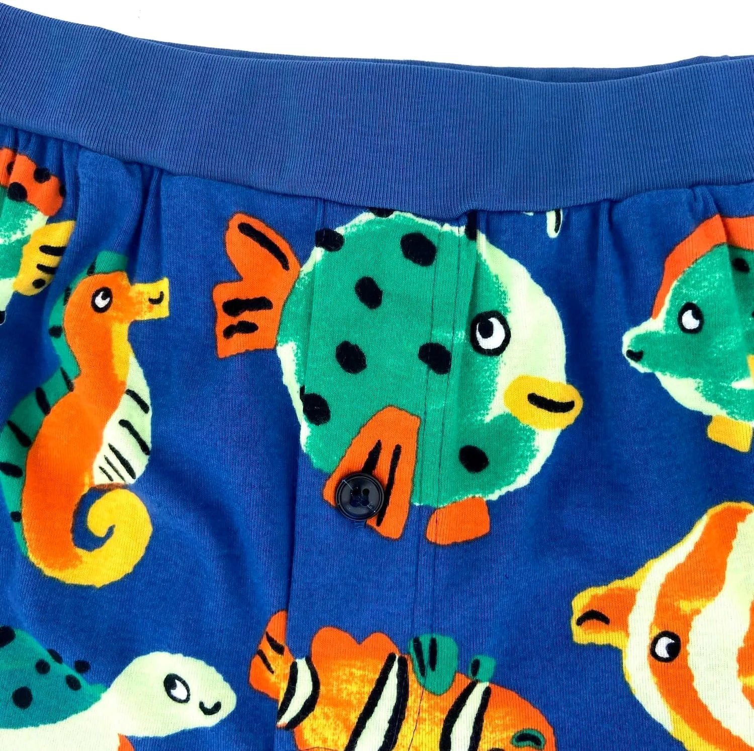 ROCK ATOLL Men's Comfy Loose Relaxed Soft Cotton Knit Unusual Novelty Print PJ Lounge Shorts