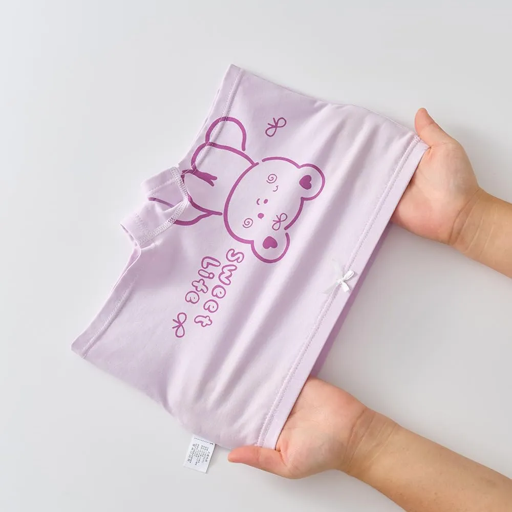 Ruby&Tang Little Girls Cotton panties Toddler Panty Underwear kids Boyshort briefs 2-4years (4-pack)