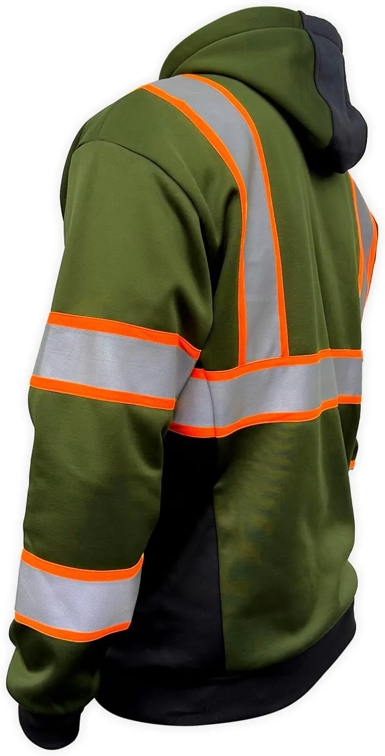 SafetyShirtz Men's SS360 Basic Type-R & Type-O Reflective Safety Hoodie