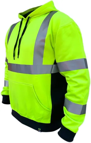 SafetyShirtz Men's SS360 Basic Type-R & Type-O Reflective Safety Hoodie