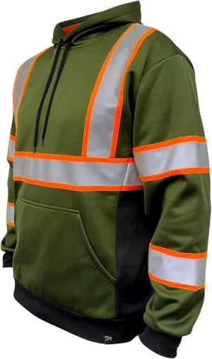 SafetyShirtz Men's SS360 Basic Type-R & Type-O Reflective Safety Hoodie