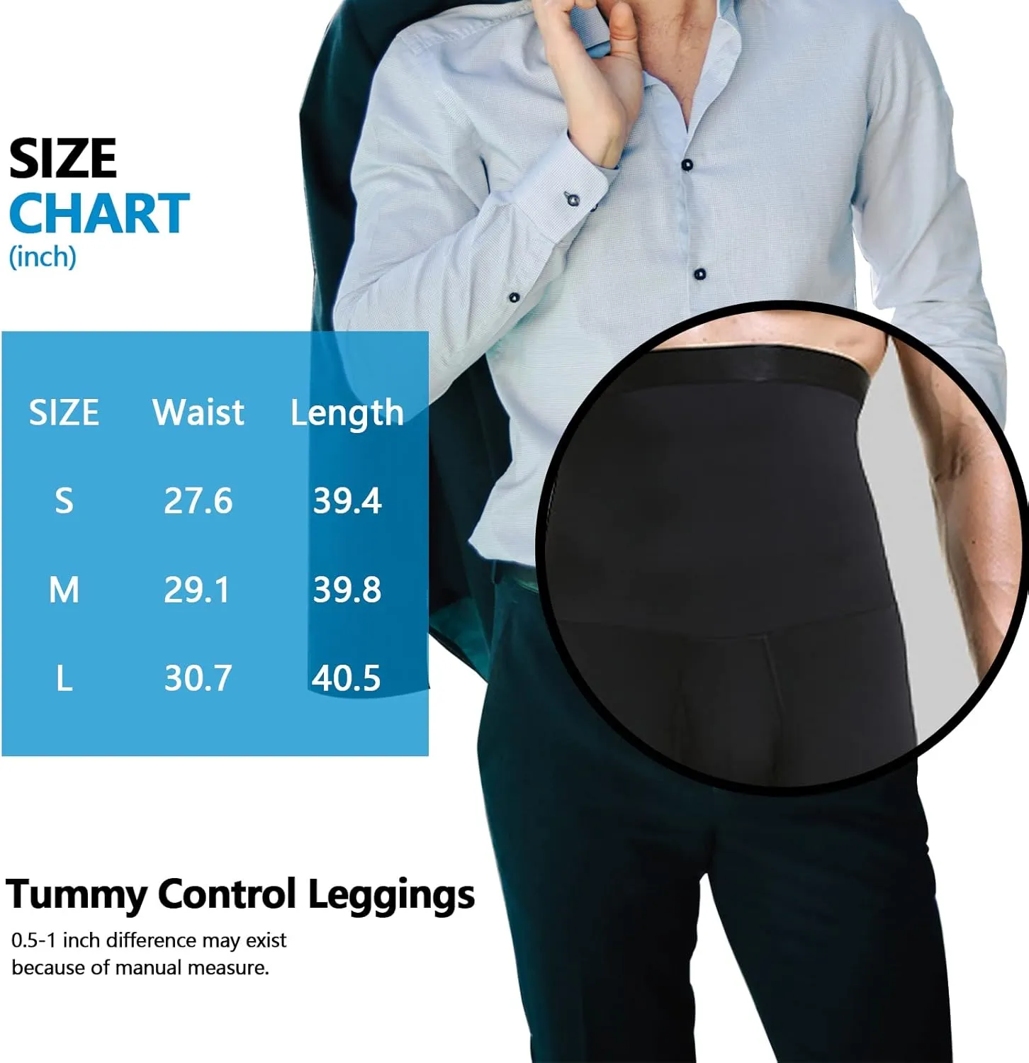 Sauna Short Pants for Men Sweat Sauna Suit Compression Leggings Tummy Control Shapewear High Waisted