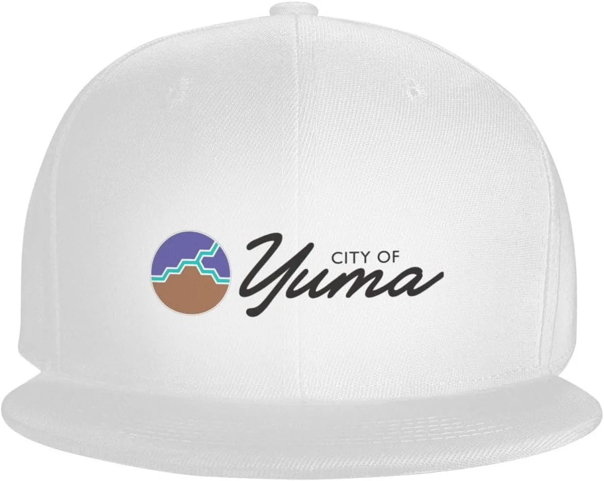 Seal of Yuma, Arizona Snapback Hat for Men Women Baseball Cap Adjustable Flat Bill Brim Hats