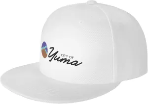 Seal of Yuma, Arizona Snapback Hat for Men Women Baseball Cap Adjustable Flat Bill Brim Hats