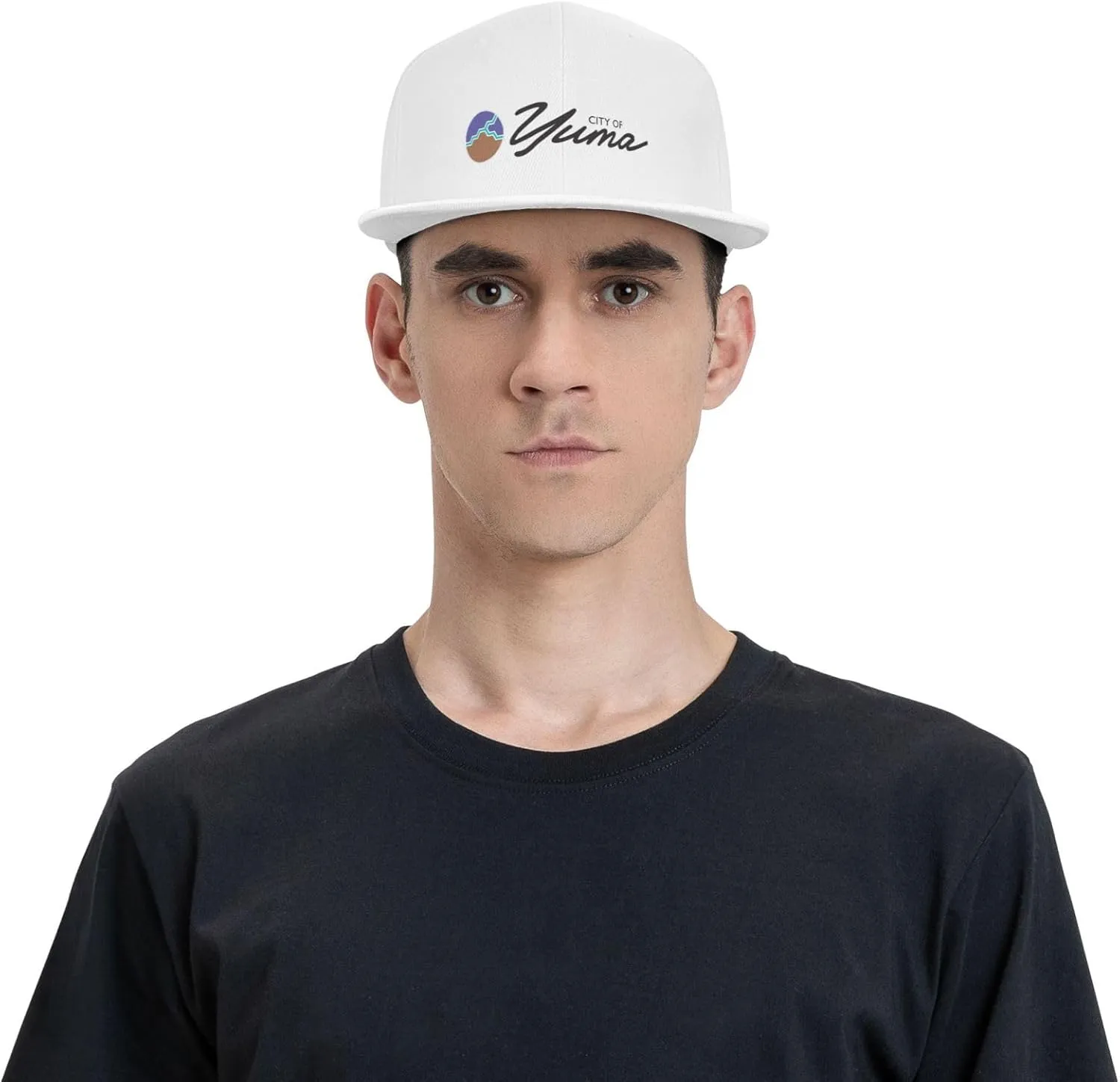 Seal of Yuma, Arizona Snapback Hat for Men Women Baseball Cap Adjustable Flat Bill Brim Hats