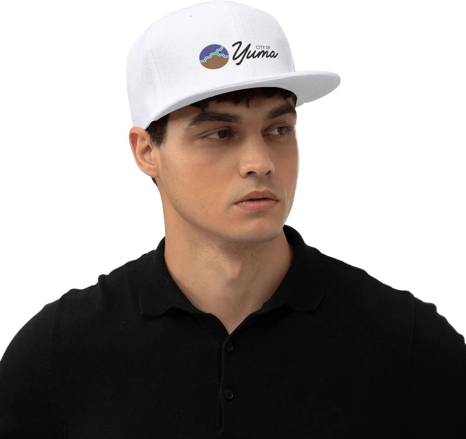 Seal of Yuma, Arizona Snapback Hat for Men Women Baseball Cap Adjustable Flat Bill Brim Hats