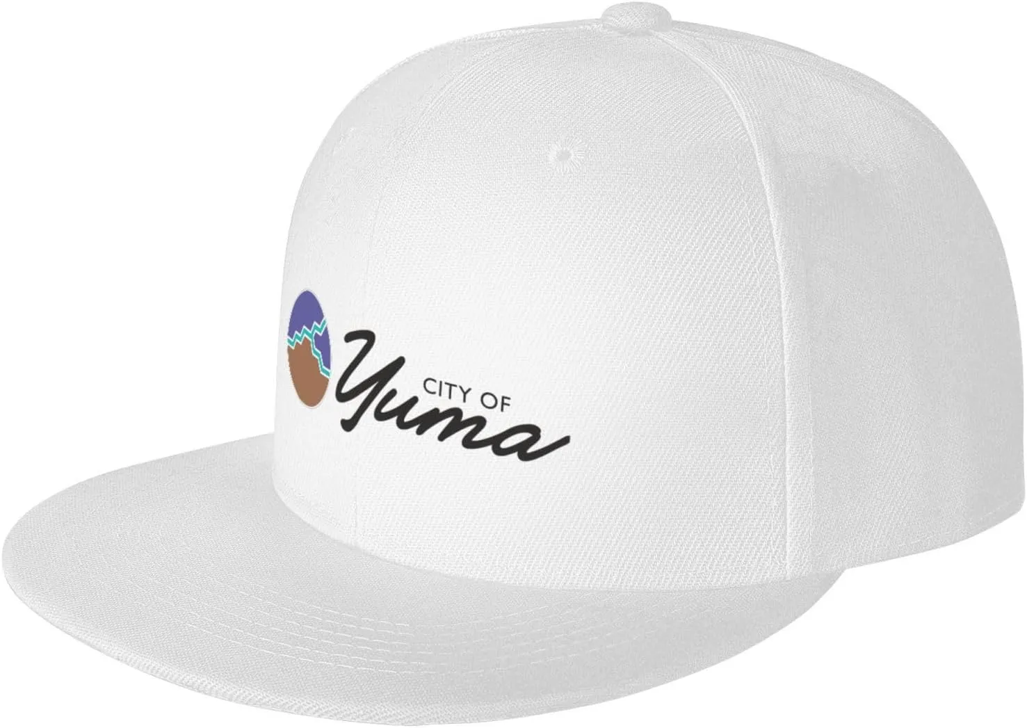 Seal of Yuma, Arizona Snapback Hat for Men Women Baseball Cap Adjustable Flat Bill Brim Hats