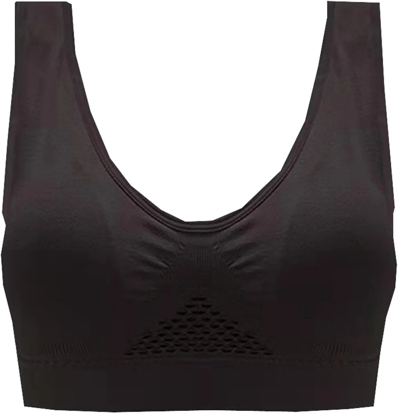 Seamless 3 Pack Yoga Bra for Women Wirefree Full Coverage Sports Bras Breathable Medium Support Gym Bralettes