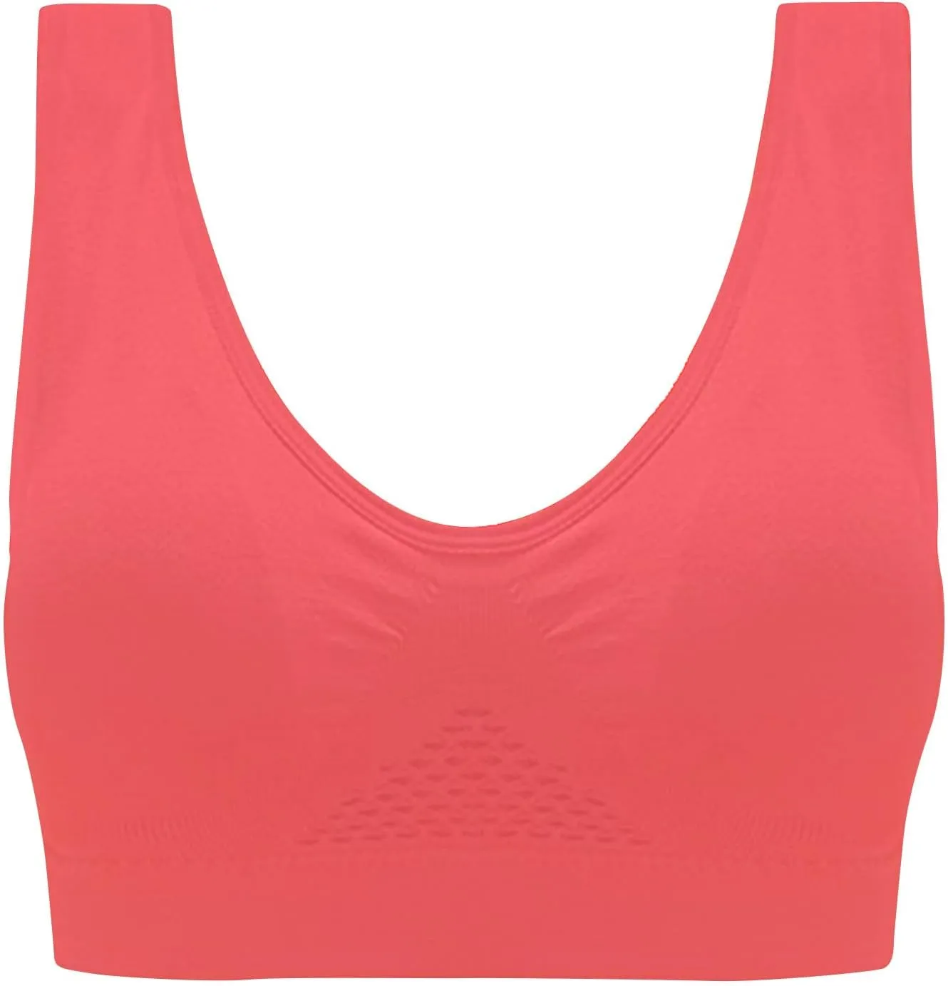 Seamless 3 Pack Yoga Bra for Women Wirefree Full Coverage Sports Bras Breathable Medium Support Gym Bralettes