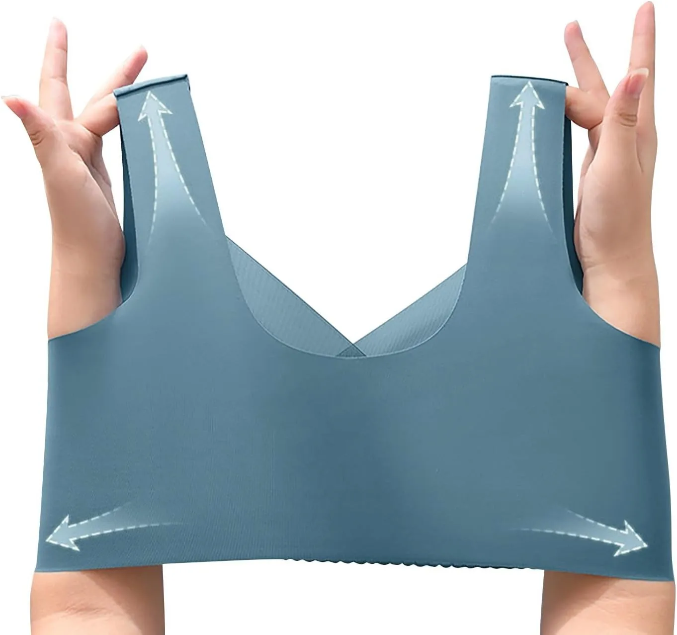 Seamless Bras for Women No Underwire Stretchable Straps Bra Convenient Comfort Bras Breathable Push Up Bralettes