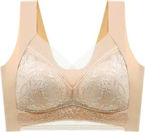 Seamless Bras for Women No Underwire Stretchable Straps Bra Convenient Comfort Bras Breathable Push Up Bralettes