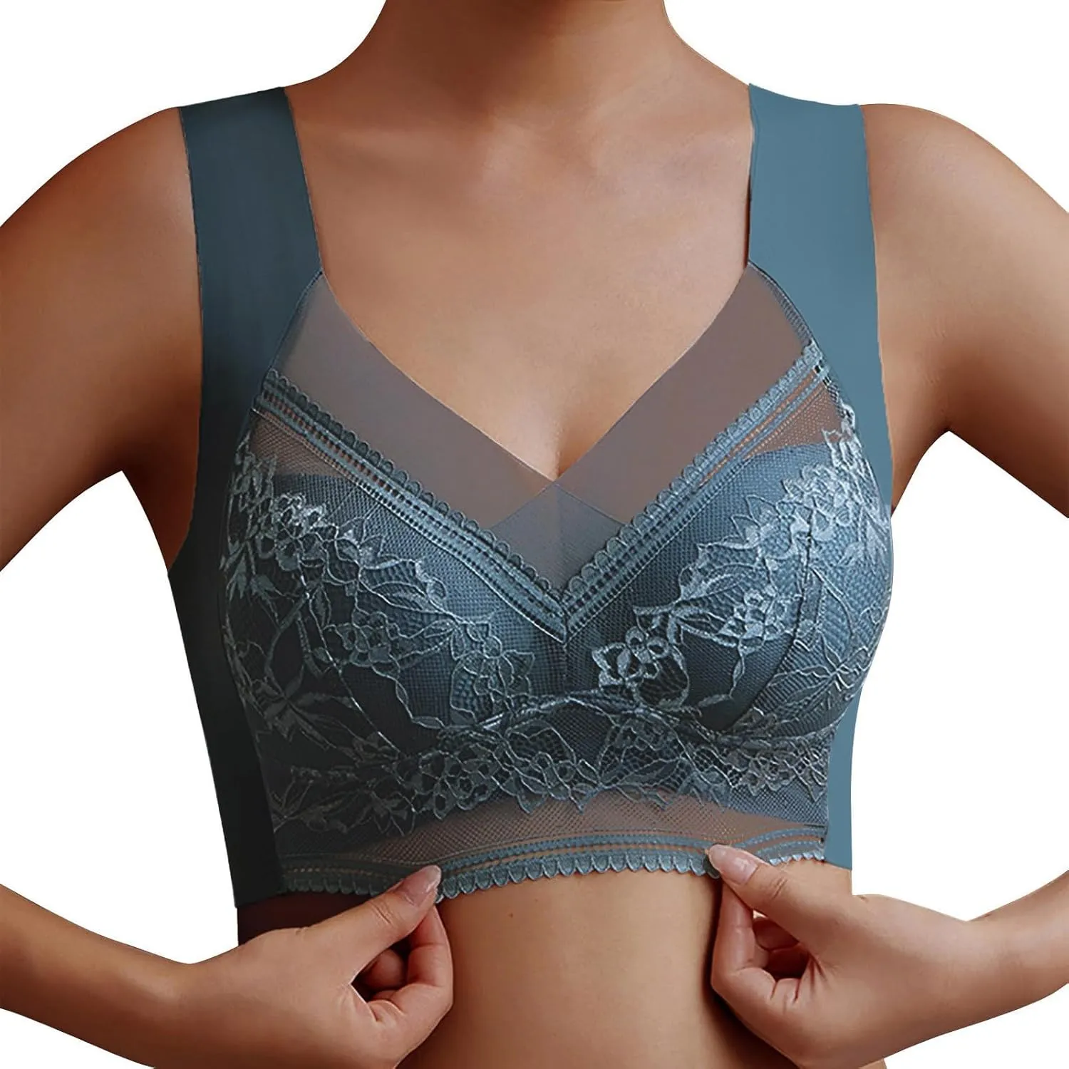 Seamless Bras for Women No Underwire Stretchable Straps Bra Convenient Comfort Bras Breathable Push Up Bralettes
