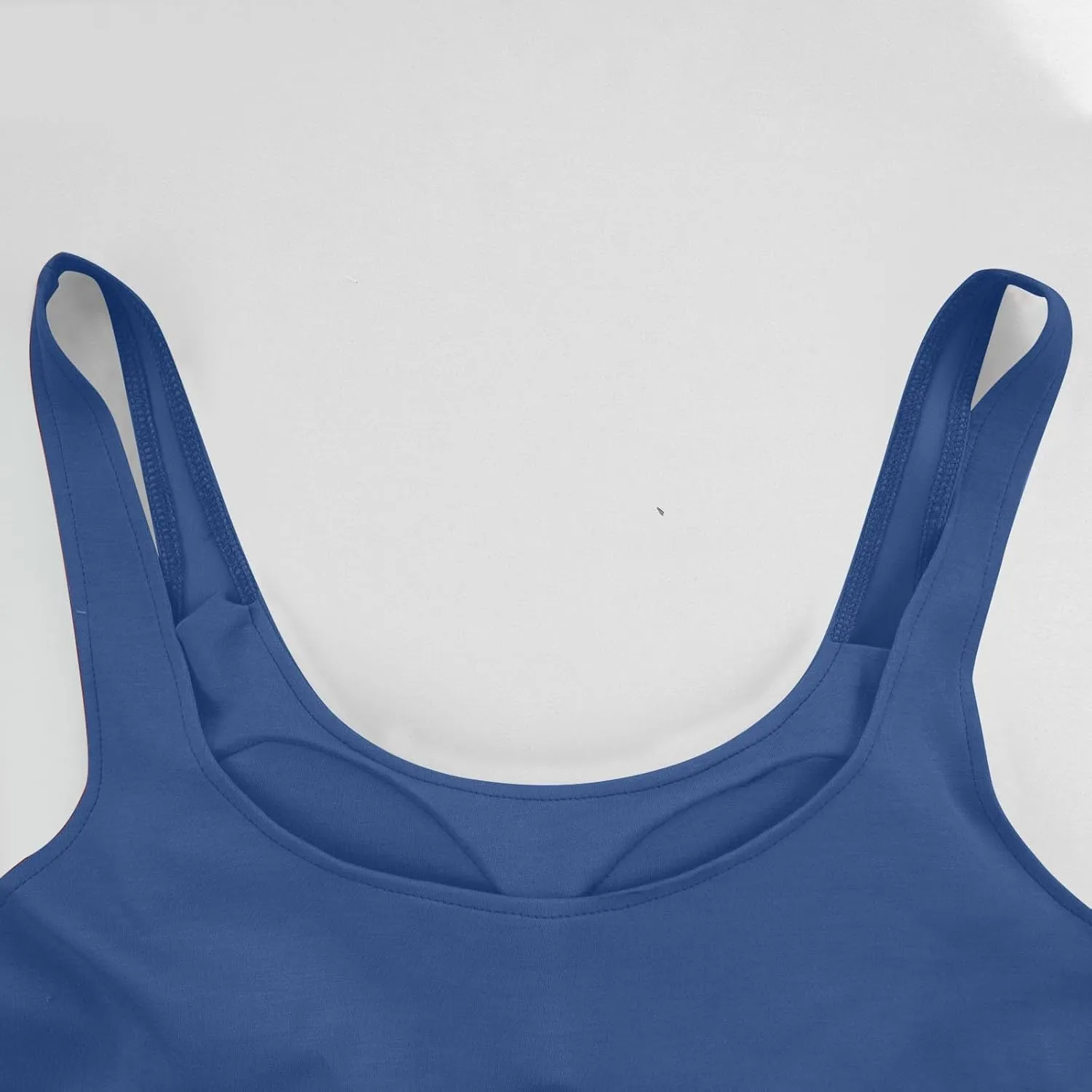 Seamless Workout Tank Tops for Women Summer Racerback Sleeveless Tops with Built-in Bra U-Back Athletic Gym Yoga Shirt