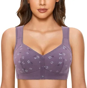 Seamlesss Wirefree Bras for Women Mesh Daily Bra with Removable 3 Packs Ice Silk Comfortable Strapless Bra for Big