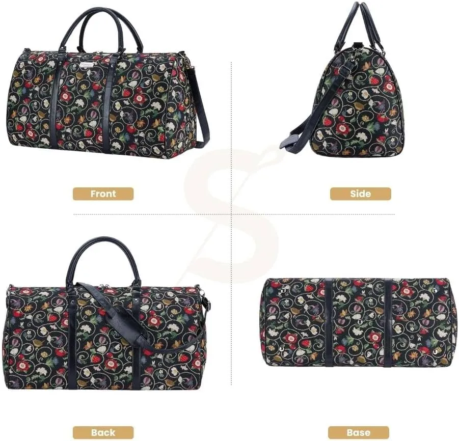 Signare Tapestry Large Duffel Bag, Ladies Overnight Weekender, Carryon Gym Sports Duffle, Travel Bags for Teens, Girls & Women