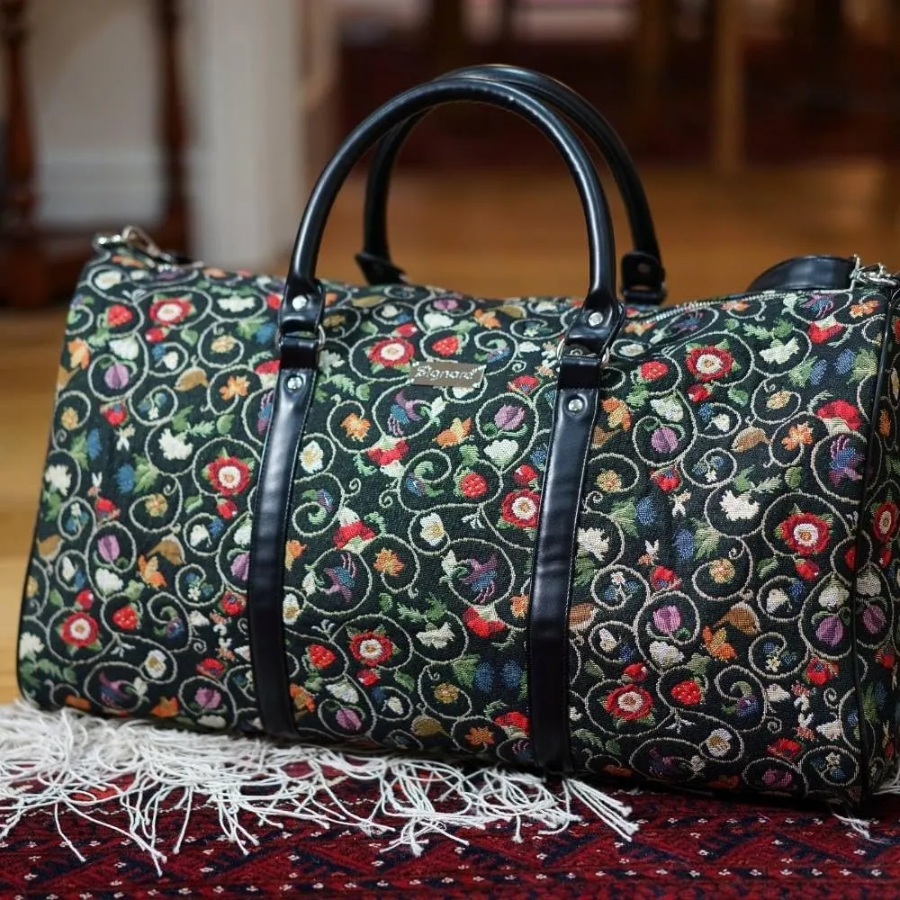 Signare Tapestry Large Duffel Bag, Ladies Overnight Weekender, Carryon Gym Sports Duffle, Travel Bags for Teens, Girls & Women