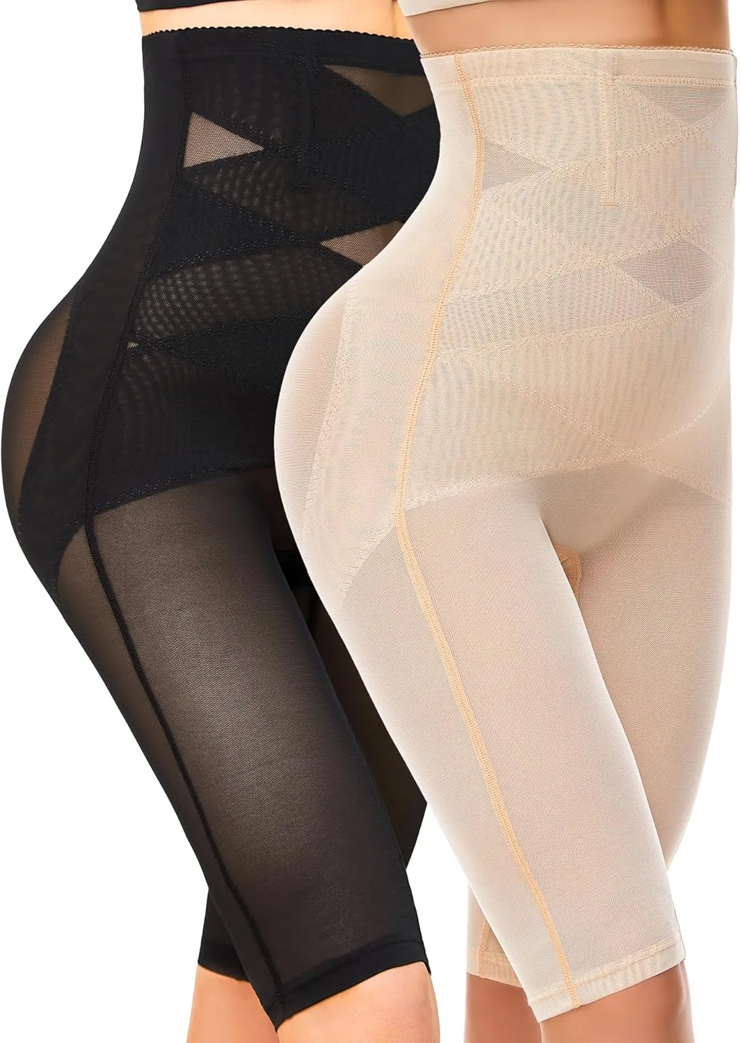 SIMIYA Shapewear Tummy Control Body Shaper for Women Compression Waist Trainer Girdle Thigh Slimmer Butt Lifting Shapewear