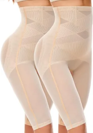 SIMIYA Shapewear Tummy Control Body Shaper for Women Compression Waist Trainer Girdle Thigh Slimmer Butt Lifting Shapewear