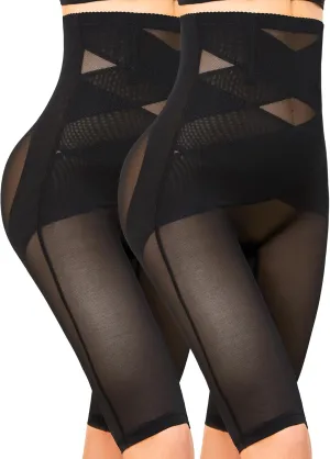 SIMIYA Shapewear Tummy Control Body Shaper for Women Compression Waist Trainer Girdle Thigh Slimmer Butt Lifting Shapewear