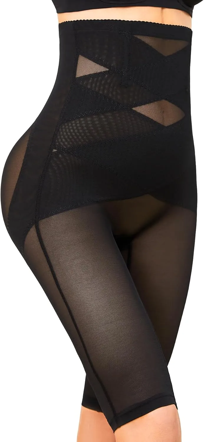 SIMIYA Shapewear Tummy Control Body Shaper for Women Compression Waist Trainer Girdle Thigh Slimmer Butt Lifting Shapewear