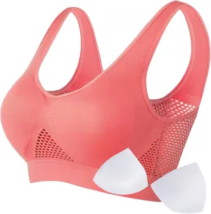 Sports Bras for Women High Support Large Bust Plus Size 4XL Bra with Bra Extender Built in Bra Tops for
