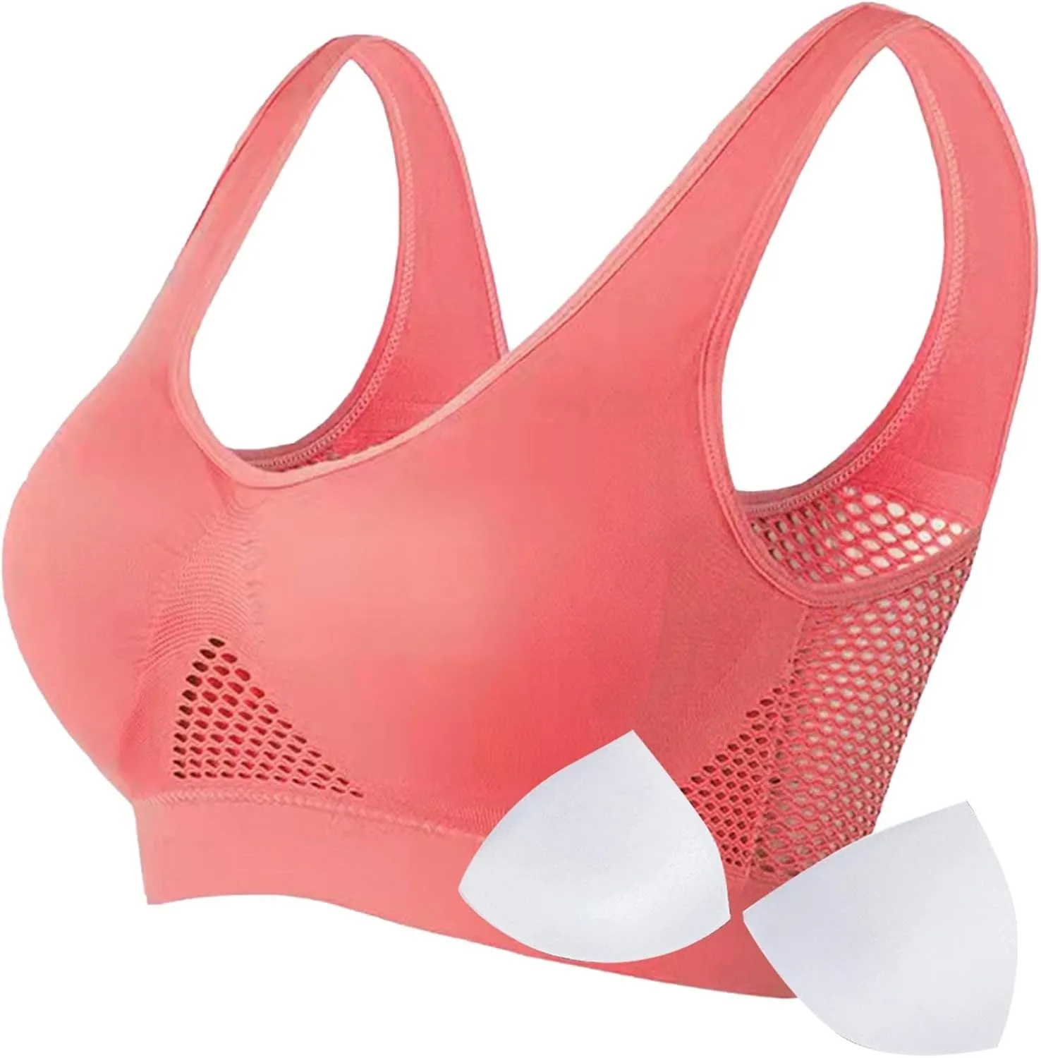 Sports Bras for Women High Support Large Bust Plus Size 4XL Bra with Bra Extender Built in Bra Tops for