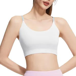 Sports Bras for Women Plus Size Summer Workout Tank Tops Yoga Basic Solid Lingerie Camisoles Cotton Undershirt