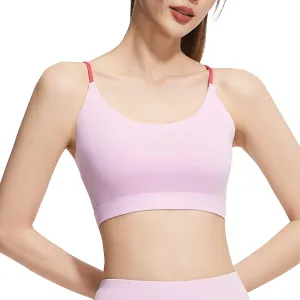 Sports Bras for Women Plus Size Summer Workout Tank Tops Yoga Basic Solid Lingerie Camisoles Cotton Undershirt