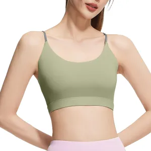 Sports Bras for Women Plus Size Summer Workout Tank Tops Yoga Basic Solid Lingerie Camisoles Cotton Undershirt