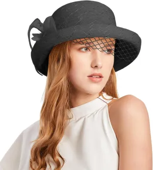Spring Summer Mesh Sunshade Hat Flower Temperament Wedding Dress Hat Sun Dome Large Brim Hat Women Beach Hats