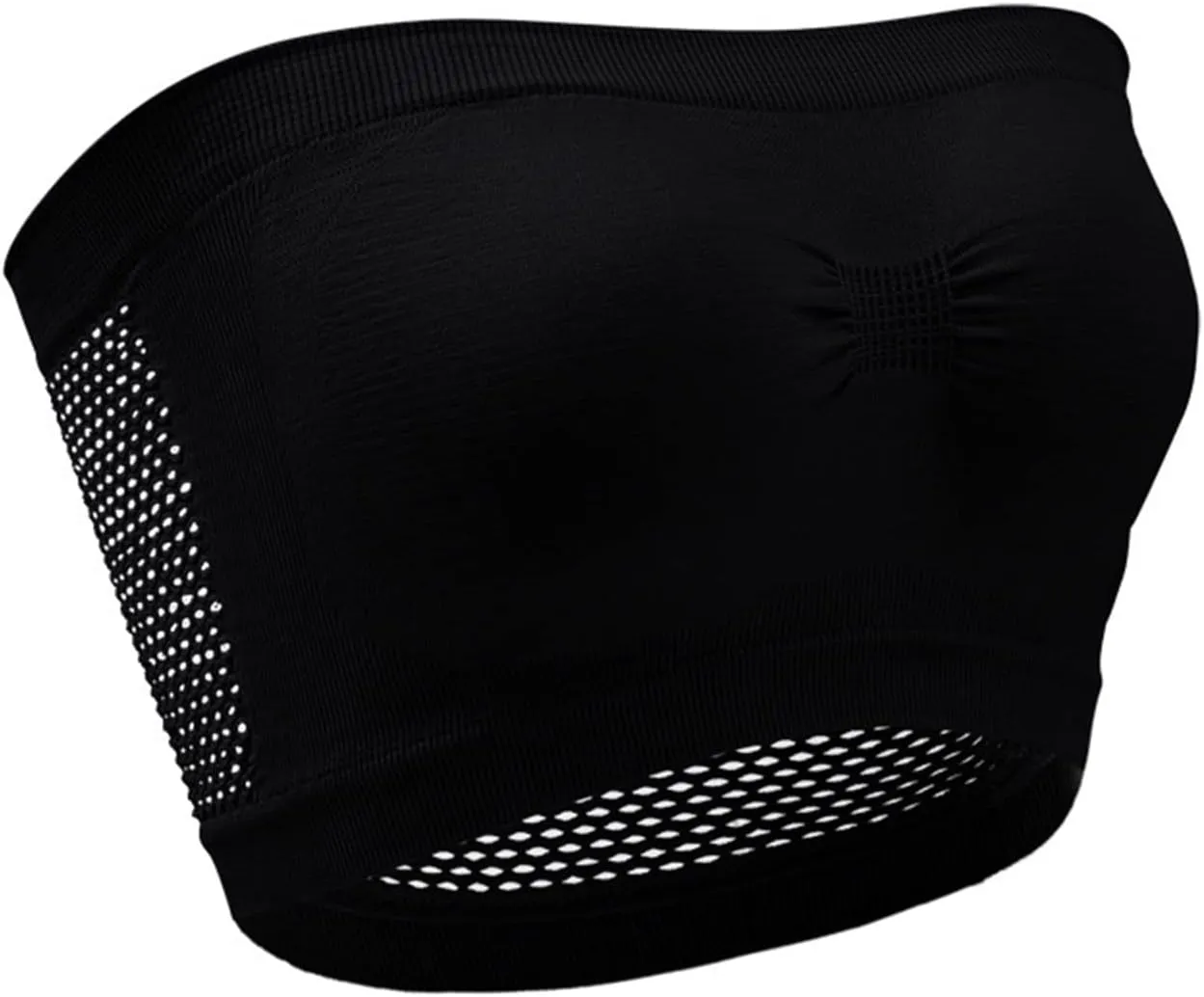 Strapless Bandeau Bra for Women Plus Stretchy Bandeau Chest Wrap Breathable Seamless Bra Comfortable Tube Top Bralette