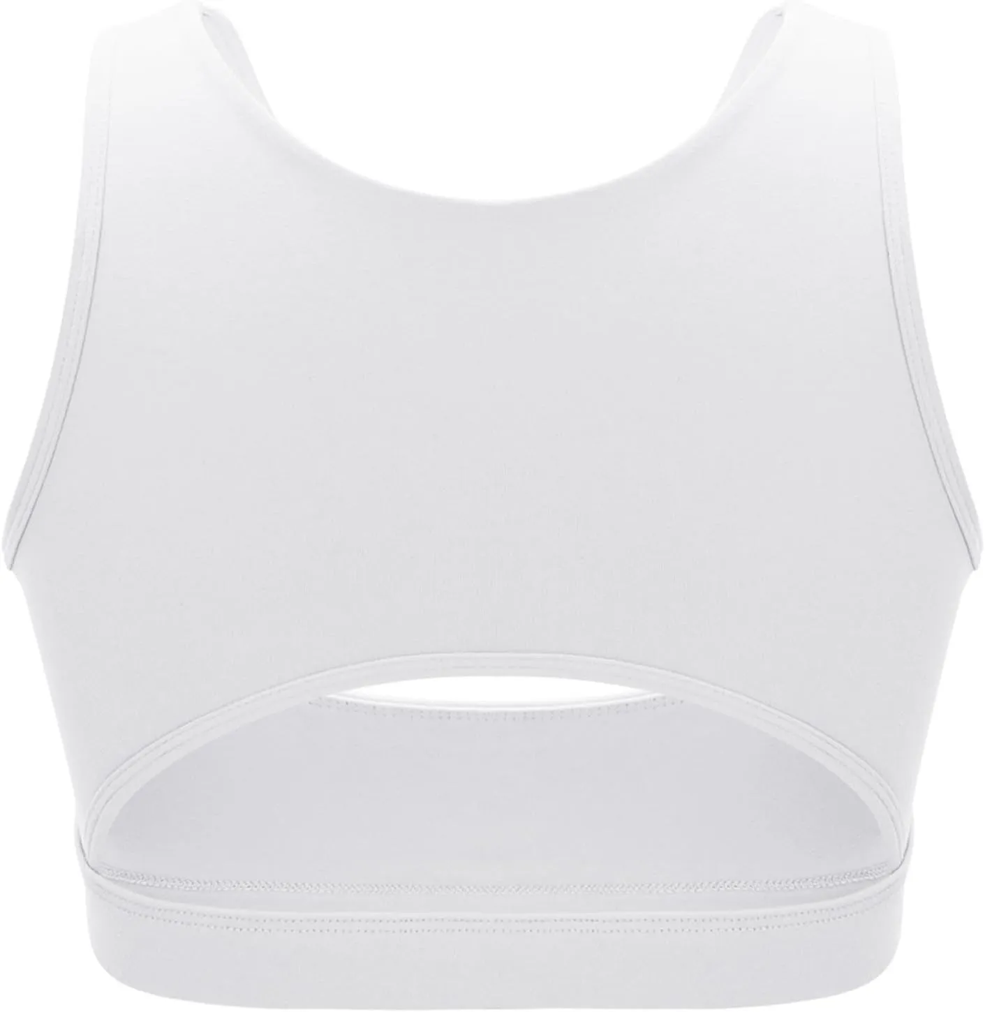 Stretchy Sports Bras Women Racerback Yoga Medium Support Workout Bras Fashion Hollow Breathable Active Tank Bra