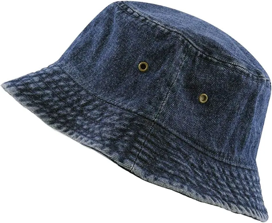 Sun Hat Women Casual Wide Brim Cotton Bucket Hat Beach Vacation Travel Accessories Christmas Halloween